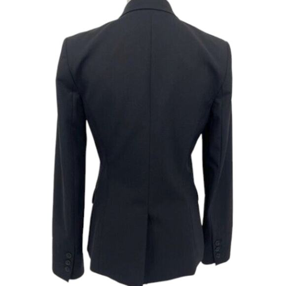 Theory Classic Slim-Fit Black Wool Blazer | Size 10 - Picture 2 of 11